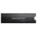 AXAGON CLR-M2L3, aluminijasto pasivno hladilno ohišje za SSD M.2 2280, višina 3 mm