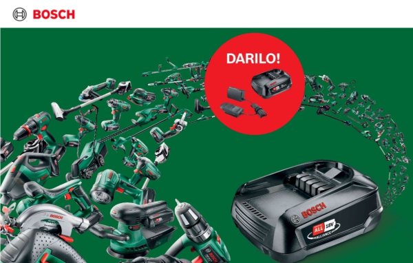 Bosch: Izberi.Poveži promocija z dodatnim darilom 