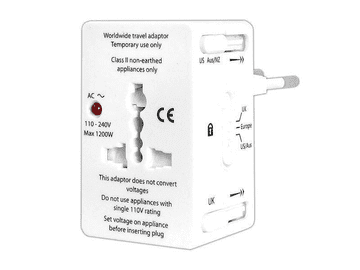 LTC Univerzalni AC adapter USA, Kitajska, Japonska, Avstralija, Tajska...