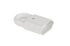 Cabletech Vtičnica 2-PIN 220V za na kabel, bele barve