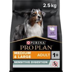 Purina Pro Plan SMALL SENSITIVE DIGESTION puran brez žitaric hrana za pse, 2,5 kg