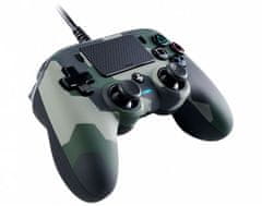 Nacon PS4 žični kontroler, vojaško-zelen