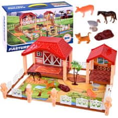 Toys Veliki set za pašnik za živali na kmetiji 2v1 ZA4291