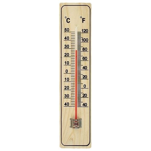 Strend Pro Sobni/notranji leseni termometer 22x5cm TMS-114