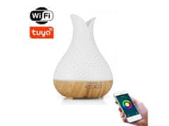 BOT Smart aroma difuzor B5 - beli in svetlo rjavi les 400ml