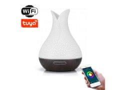 BOT Smart aroma difuzor B5 - beli in temno rjavi les 400ml