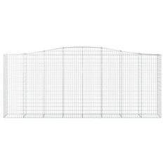 Vidaxl Obokane gabion košare 25kosov 400x50x160/180cm pocinkano železo