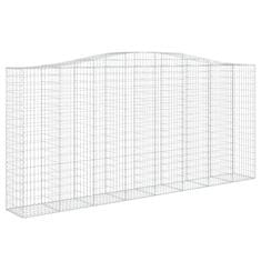 Vidaxl Obokane gabion košare 25 kos 400x50x180/200 cm pocinkano železo