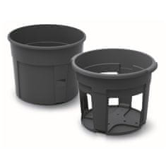 botle 3x Lonec za krompir 29,5 cm Vstavek za sadike zelenjave + zemlja, univerzalni substrat 30L