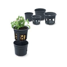 botle 3x Lonec za krompir 29,5 cm Vstavek za sadike zelenjave + zemlja, univerzalni substrat 30L