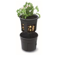 botle 3x Lonec za krompir 29,5 cm Vstavek za sadike zelenjave + zemlja, univerzalni substrat 30L