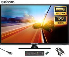 Manta 24LFN122D LED televizor, 61 cm (24), Full HD, DVB-C/T2/HEVC, HDMI, USB, Hotel Mode