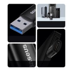 BASEUS ZJJQ000103 Ingenuity Mini OTG adapter USB-C na USB-A Modra