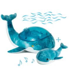 Cloud B Cloud bTranquil Whale- Nočna lučka - Whale, modra