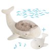 Cloud bTranquil Whale- Nočna lučka - Whale, bela