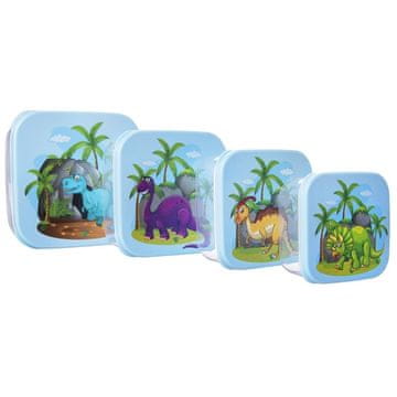 Orion Škatla za prigrizke 4 kosi DINOSAURUS