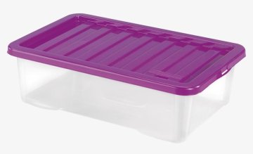 Heidrun Škatla za shranjevanje s pokrovom 30L, QUASAR, PLAST, 60X40X18CM