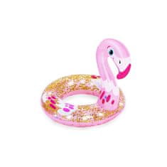 Bestway Otroški napihljiv krog z bleščicami 61x61 cm Flamingo