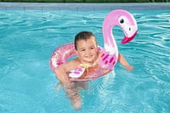 Bestway Otroški napihljiv krog z bleščicami 61x61 cm Flamingo