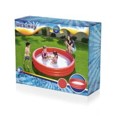 Bestway Otroški napihljiv bazen 183x33 cm rdeč