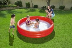 Bestway Napihljiv otroški bazen 183x33 cm rdeč