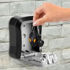 Škatla za Ključe s Šifro, Aluminij, 4-mestna Koda