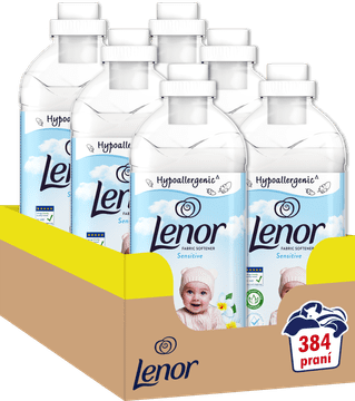 Lenor Sensitive mehčalec, 384 pranj