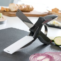 NEW Škarjast Nož z Vgrajeno Mini Rezalno Desko Scible InnovaGoods