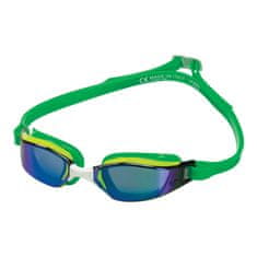 Plavalna očala XCEED TITANIUM, zeleni titan/rumeno-zelena