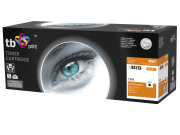 TB print Združljiv toner TB. z OKI B412/B432, črn, nov 412XN