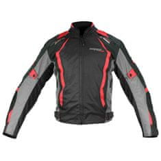 Cappa Racing Moto jakna AREZZO tekstil črno/rdeča 5XL