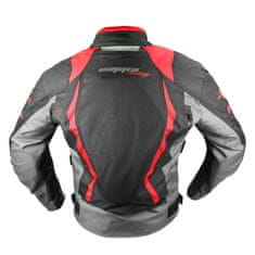 Cappa Racing Moto jakna AREZZO tekstil črno/rdeča 2XL