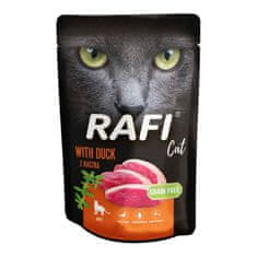 RAFI mokra hrana za odrasle mačke z raco 100 g