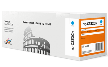 TB print Toner TB združljiv z OKI C332 TO-C332CN CY