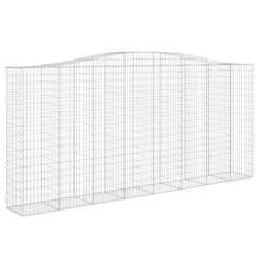 Vidaxl Obokane gabion košare 6 kosov 400x50x180/200cm pocinkano železo