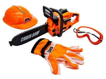 shumee Motorna žaga, motorna žaga + čelada, očala, rokavice