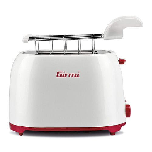 Girmi TP1001 Tostapane Electronic, TP1001 Tostapane Elettronico con Pinze 750W BIANCO