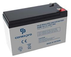 OEM Baterija Conexpro AGM-12-7.2 VRLA AGM 12V/7,2Ah, F2