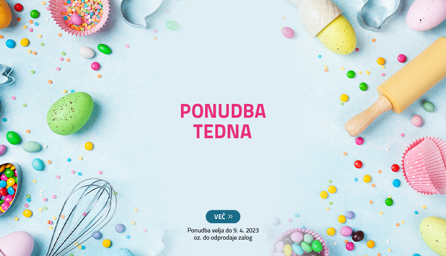 PONUDBA TEDNA: izbrani artikli za čiščenje in velikonočno peko