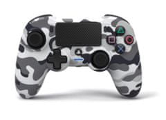 Nacon Asymmetric brezžični igralni plošček, PlayStation 4, siva kamuflaža