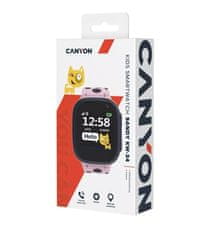 Canyon Sandy KW-34 otroška pametna ura, GPS, kamera, roza (CNE-KW34PP)