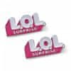 Roza uhani za punčke LOL Logo L2012STLOL
