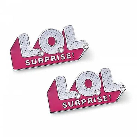 L.O.L. Surprise! Roza uhani za punčke LOL Logo L2012STLOL