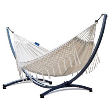 Potenza Vrtna viseča mreža SANTIA XL + okvir GRANDE 220 kg