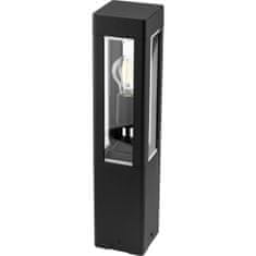 LUMILED Vrtna svetilka E27 črna stebrička TILIA 50cm