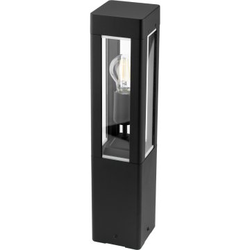 LUMILED Vrtna svetilka E27 črna stebrička TILIA 50cm