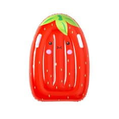 Bestway Napihljiv otroški ležalnik z ročaji Strawberry 84 cm x 56 cm