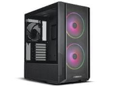 Lancool 216 računalniško ohišje, ATX, Midi-Tower, ARGB, črno