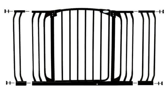 Dreambaby Chelsea Combo Set Barrier (širina 97-106 cm x višina 75 cm) + podaljšek 9 cm, 18 cm