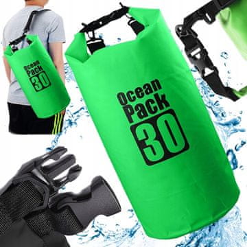 Korbi Vodoodporna torba za kajak 30L z Naramni Trakom